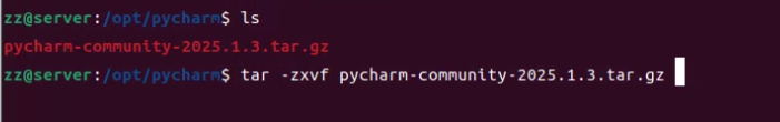 ubuntu22.04安装pycharm