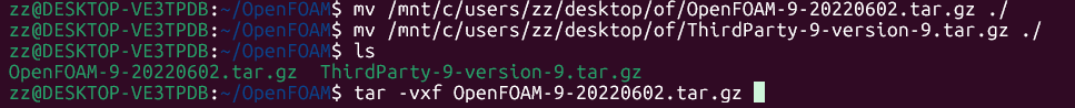 wsl安装OpenFOAM-9