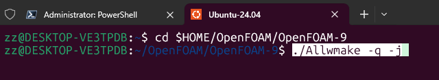 wsl安装OpenFOAM-9